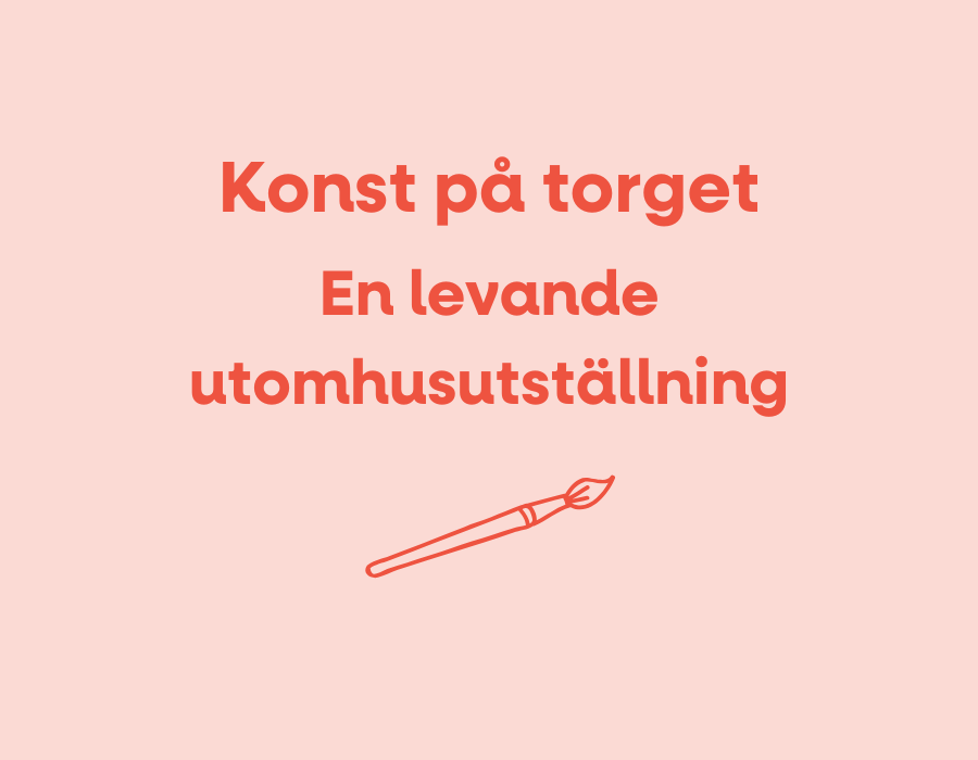En levande konstutställning