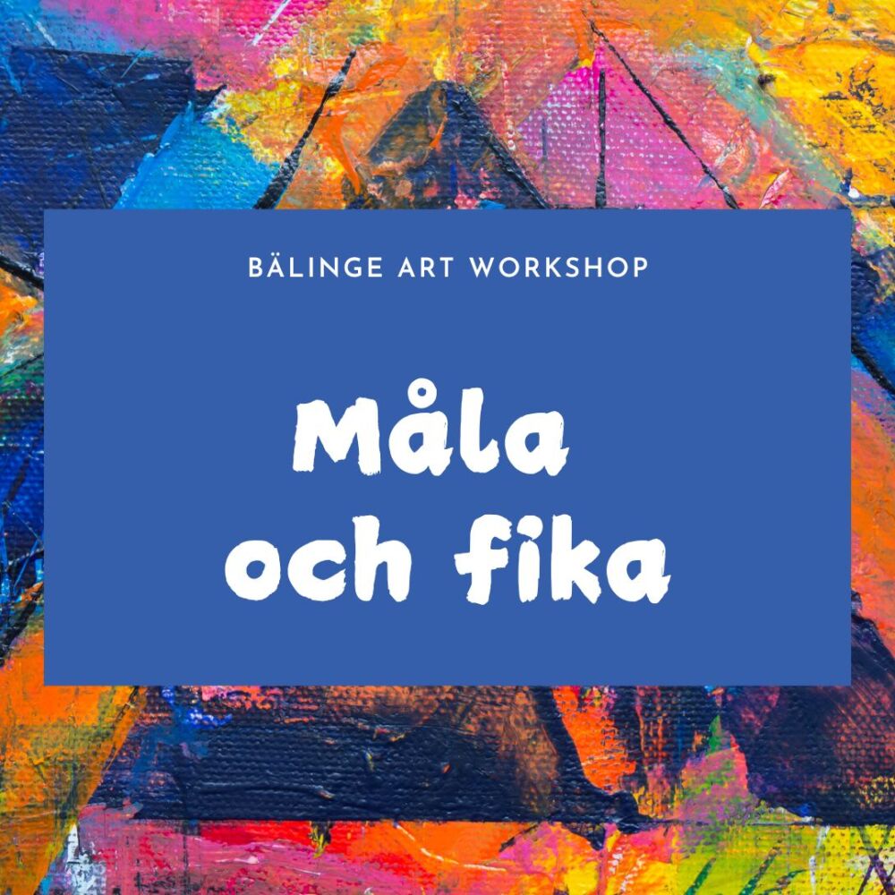 Banner - Måla och fika