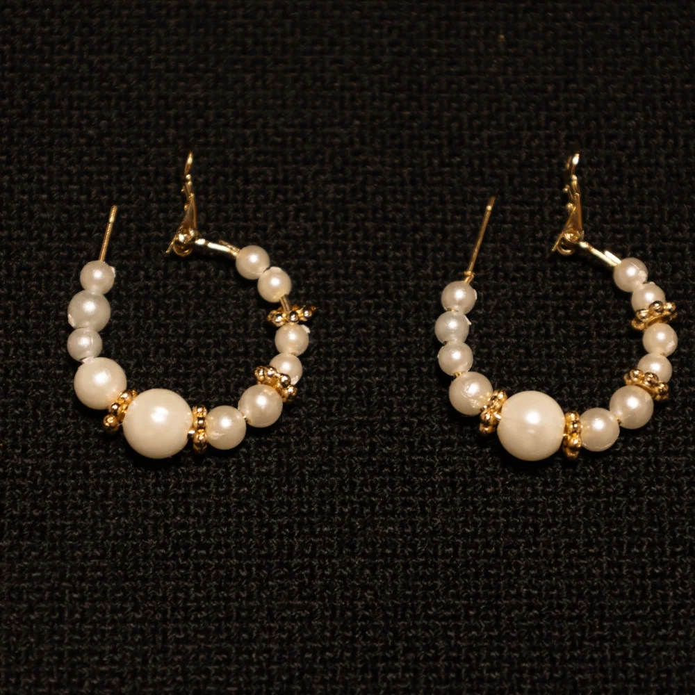 Royal pearl earrings